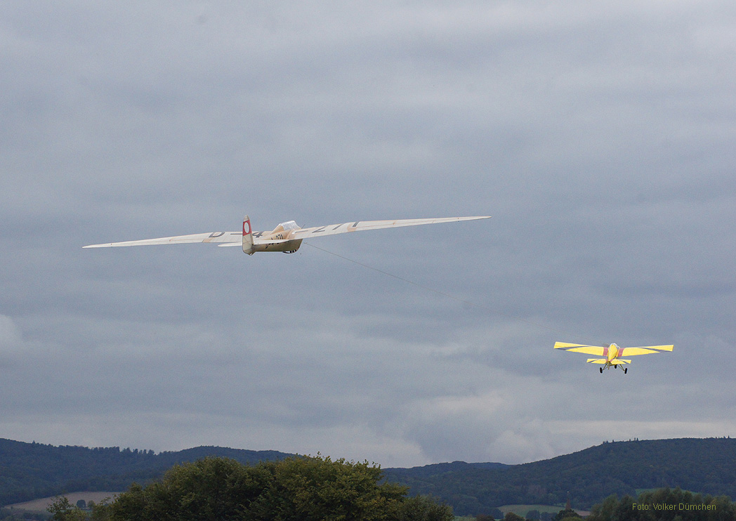 Knut Becker schleppt mit seinem "Tipsy Nipper"