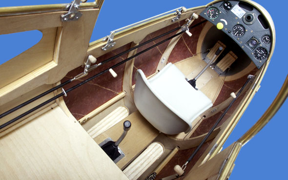 Fauvel AV 22 Cockpit - Rohbau