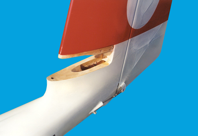 Sitz des Höhenleitwerks