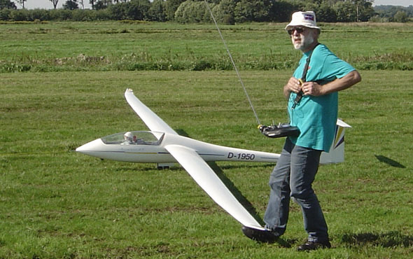 Fritz mit seinem gigantischen Nimbus 4D