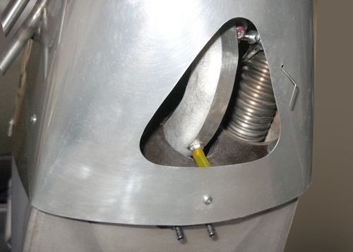 Schalld�mpfer K�hlungseinlass