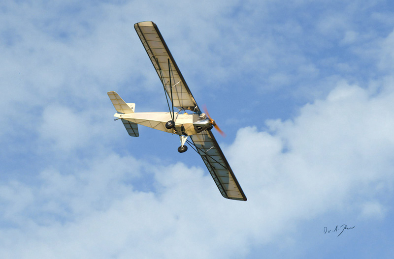 Taylor E-2 CUB  im Flug