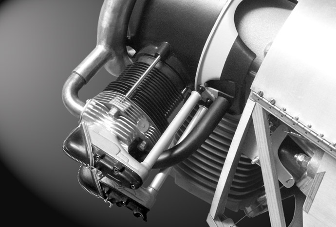 Installierter Zylinder