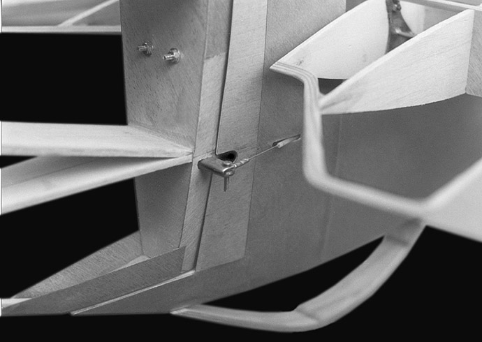 Anlenkung Seitenruder