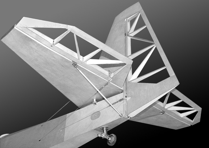 rohbaufertiges Leitwerk