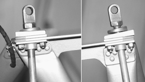 Anschläge Tragfläche